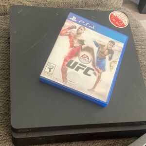 PS4 Console with UFC Game
